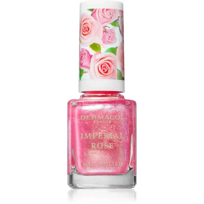 Dermacol Imperial Rose Nail Polish Glittering