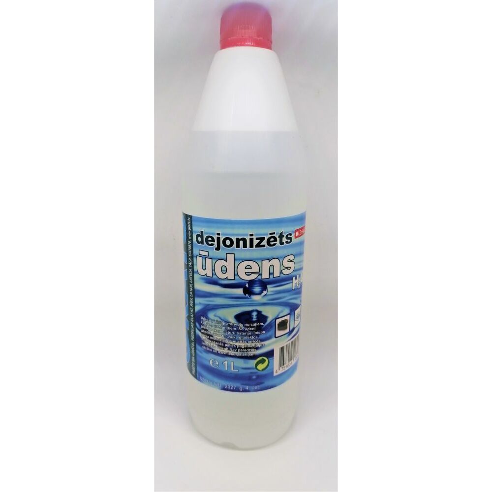 Destilēts, dejonizēts ūdens 1L 7.0