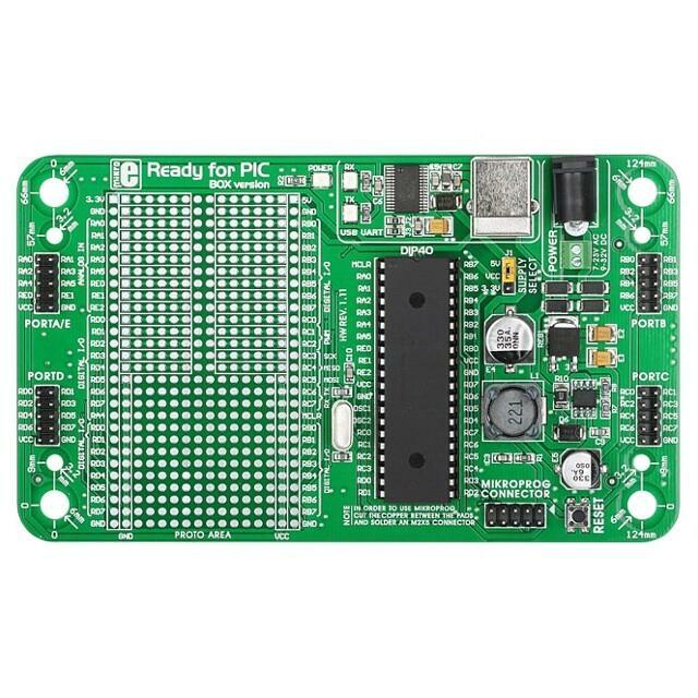 Dev.kit: Microchip PIC; PIC18; Components: