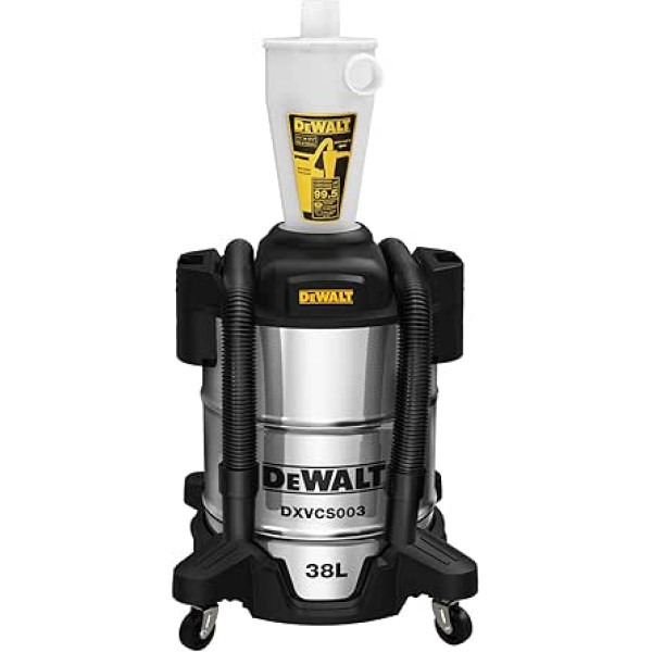 DeWALT Putekļu seperators Stainless Steel 38L