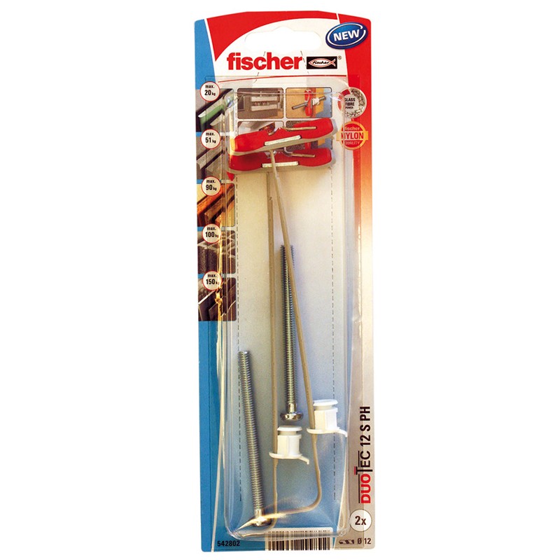 FISCHER DĪBEĻI ĢIPŠKARTONAM, 12 S