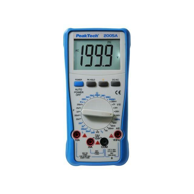PEAKTECH Digital multimeter; LCD; 3,5