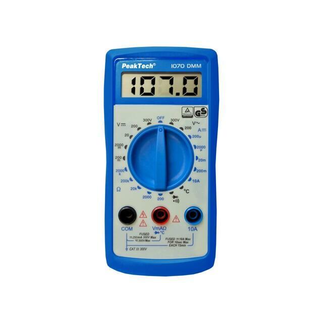 PEAKTECH Digital multimeter; LCD; 3,5