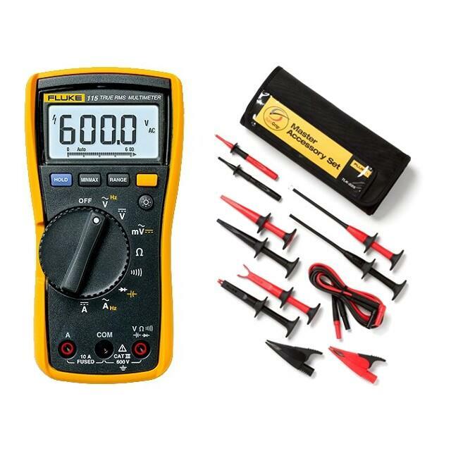 FLUKE Digital multimeter; LCD; 3,75