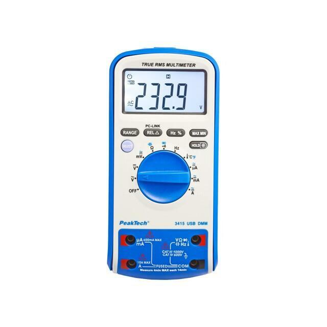 PEAKTECH Digital multimeter; LCD; 3,83