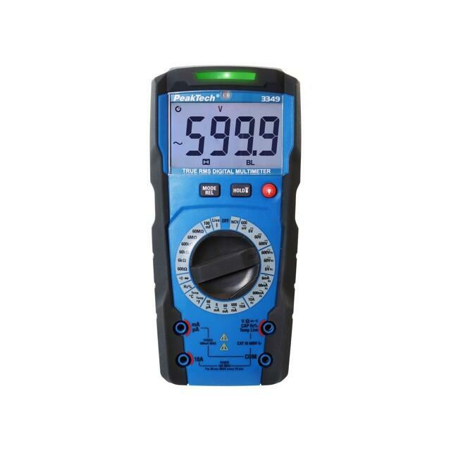 PEAKTECH Digital multimeter; LCD; (6000); VDC:
