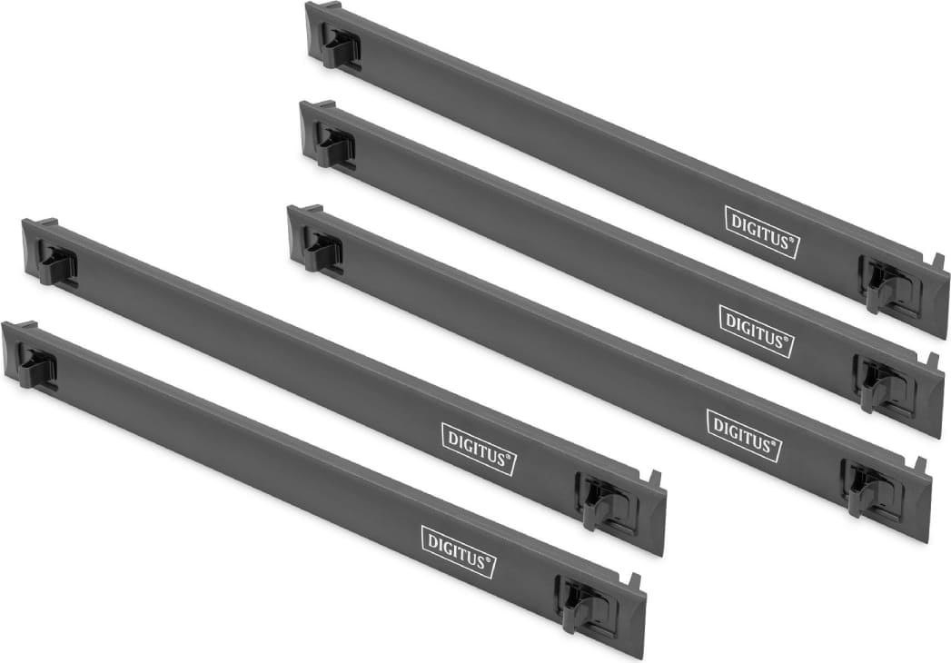 Digitus 1U blind cover, snap-in, for