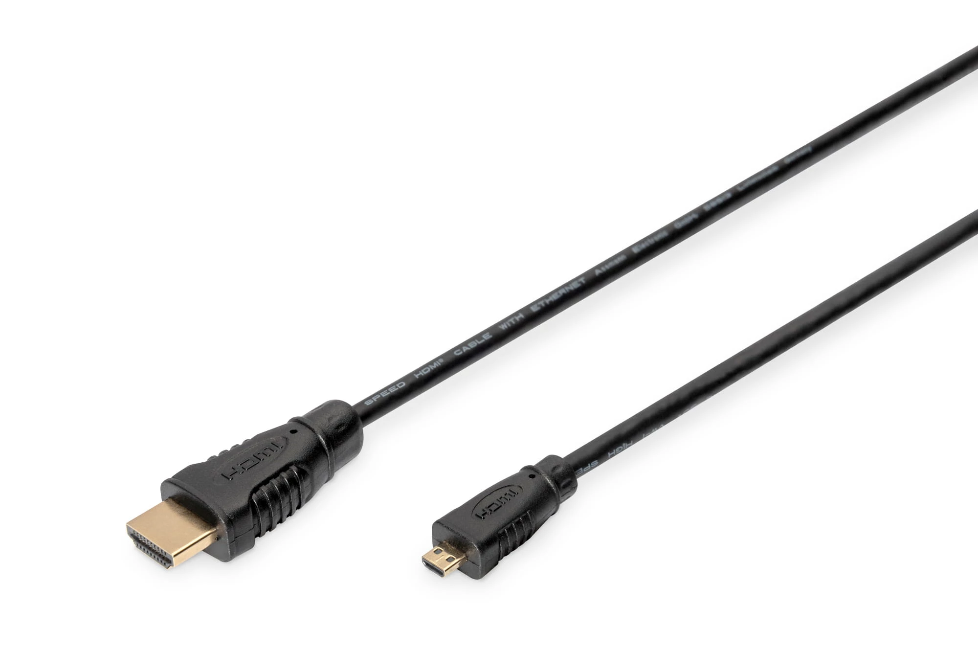 DIGITUS Cable; HDMI plug,micro HDMI