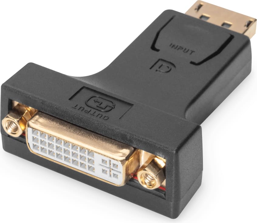 DIGITUS Adapter; DisplayPort plug,DVI-I (24+5)