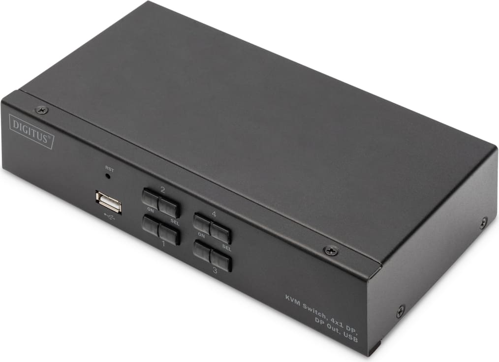 Digitus KVM Switch, 4x1  DP, DP