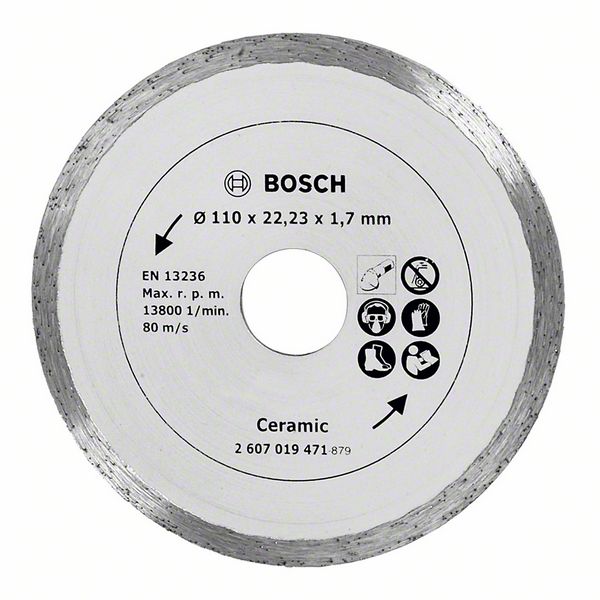 BOSCH Dim. griešanas disks Flīzēm, Ø110mm