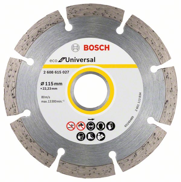 BOSCH Dim. griešanas disks Universal 115x22