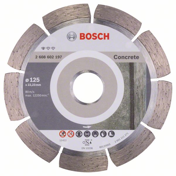 BOSCH Dim. griešanas ripa BPE 125x22