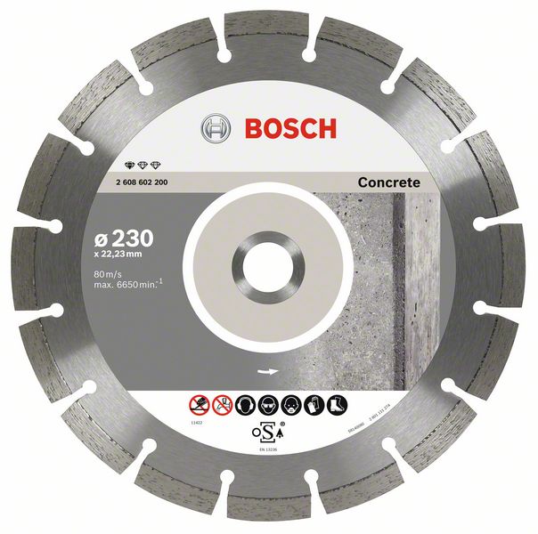 BOSCH Dim. griešanas ripa BPE 230x22