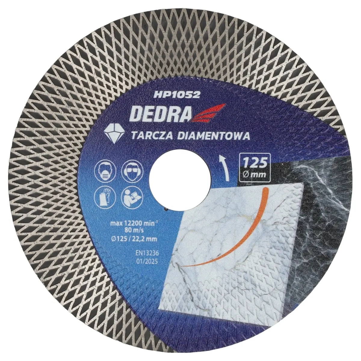 DEDRA-EXIM Dimanta disks 125mm, rombi |
