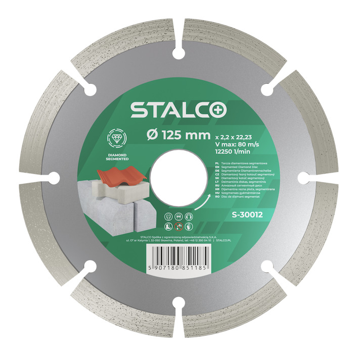Dimanta disks STALCO 125x2,0x22,23mm