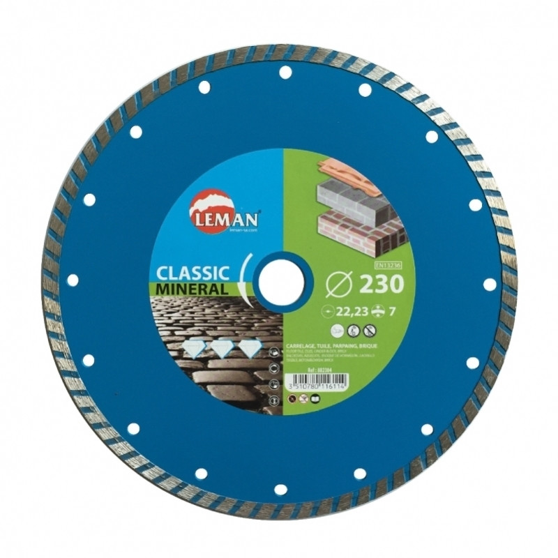 LEMAN Dimanta disks universāls 125*22*7mm (F881254)