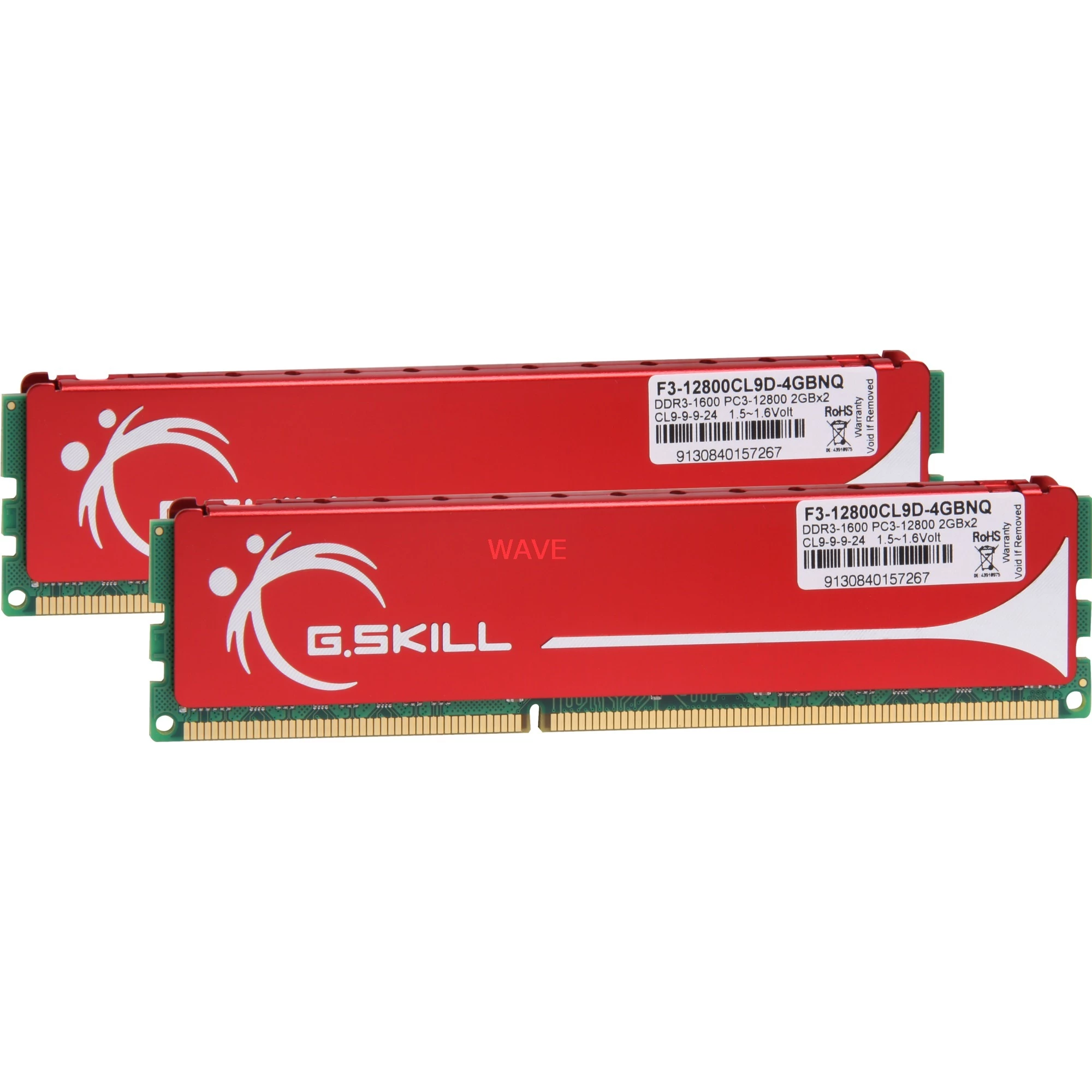 G.Skill DDR3 4GB (2x2GB) 1600MHz