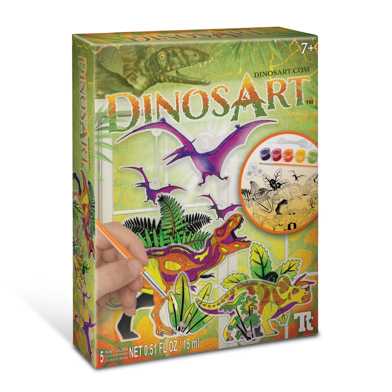 DINOSART radošuma komplekts Suncatchers, 15012 |
