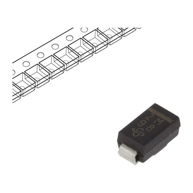 VISHAY Diode: rectifying; SMD; 1kV; 2A