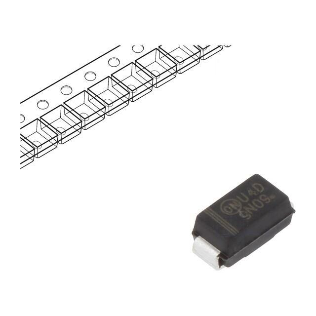 ONSEMI Diode: rectifying; SMD; 200V; 1A
