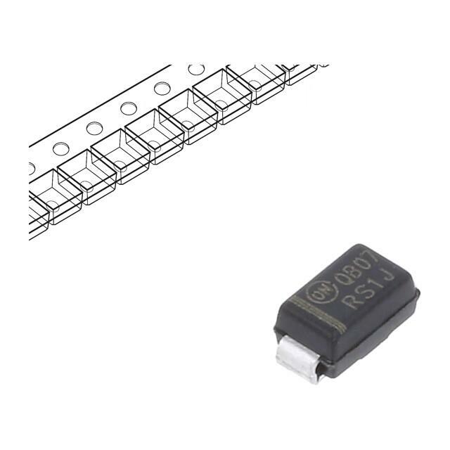 ONSEMI Diode: rectifying; SMD; 600V; 1A