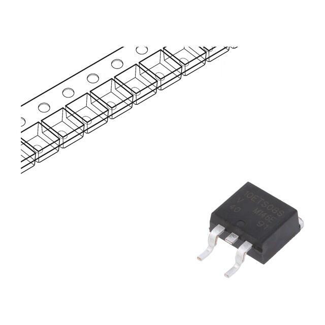 VISHAY Diode: rectifying; SMD; 800V; 10A