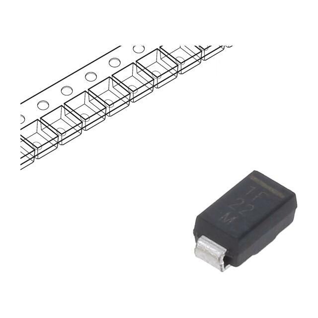 VISHAY Diode: Schottky rectifying; SMA; SMD
