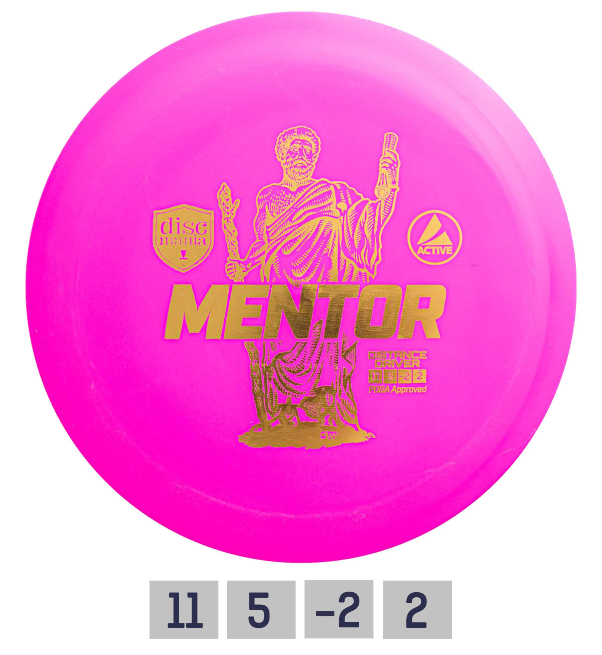 Discgolf DISCMANIA Distance Driver MENTOR Acrtive