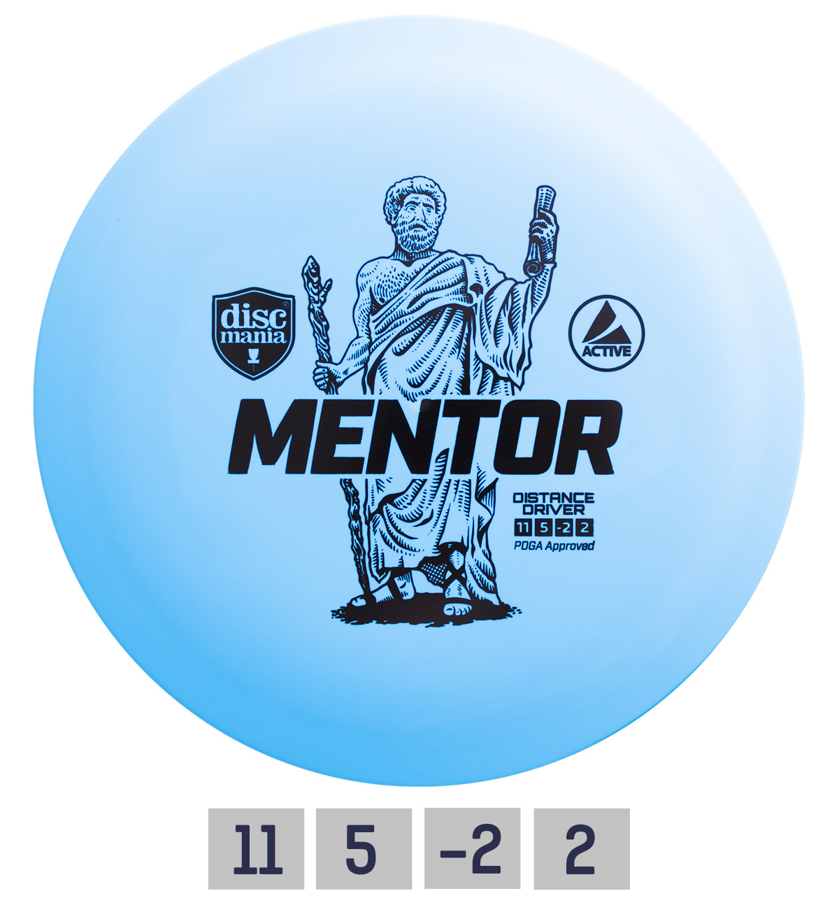 Discgolf DISCMANIA Distance Driver MENTOR Active