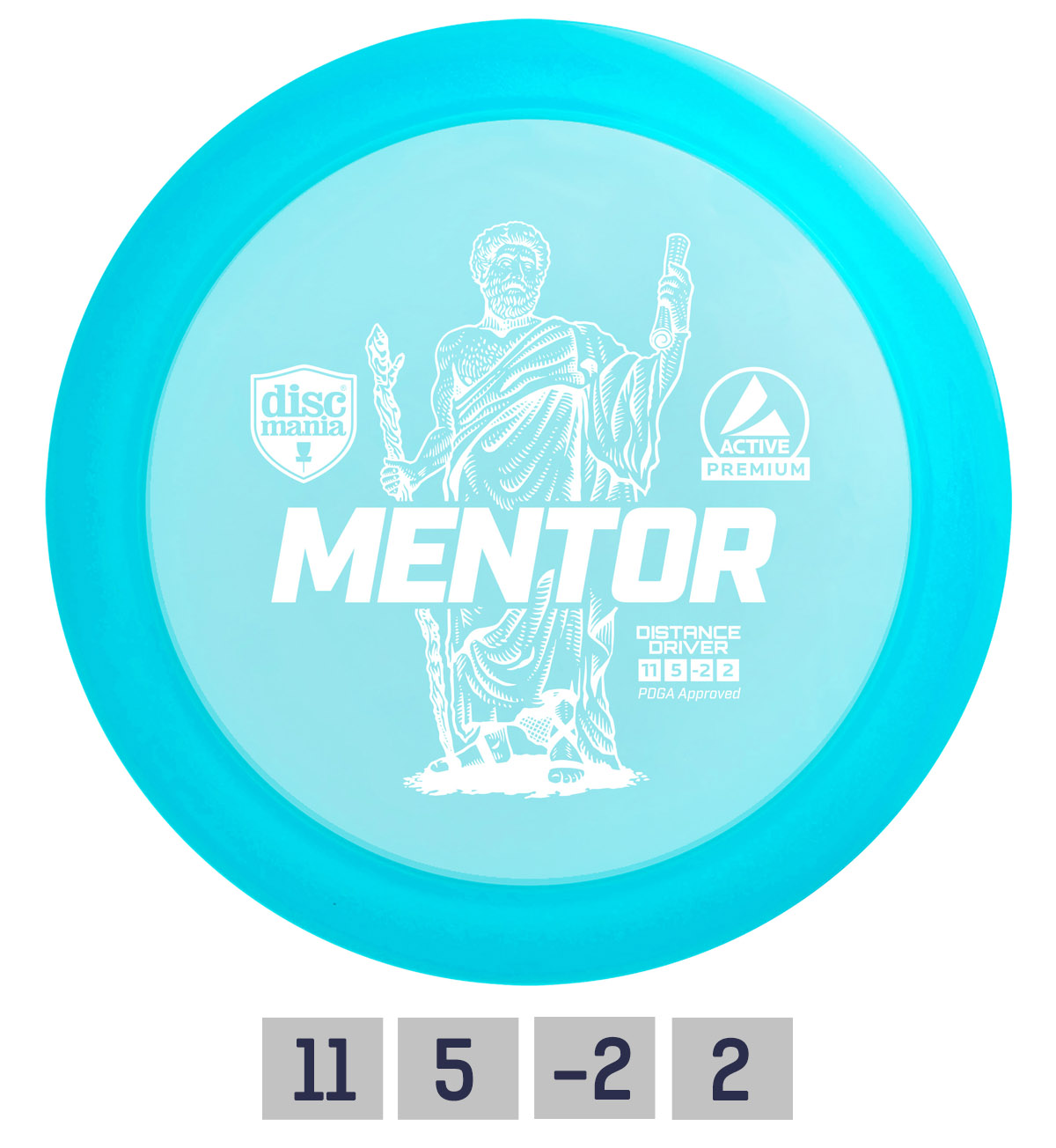 Discgolf DISCMANIA Distance Driver MENTOR Active