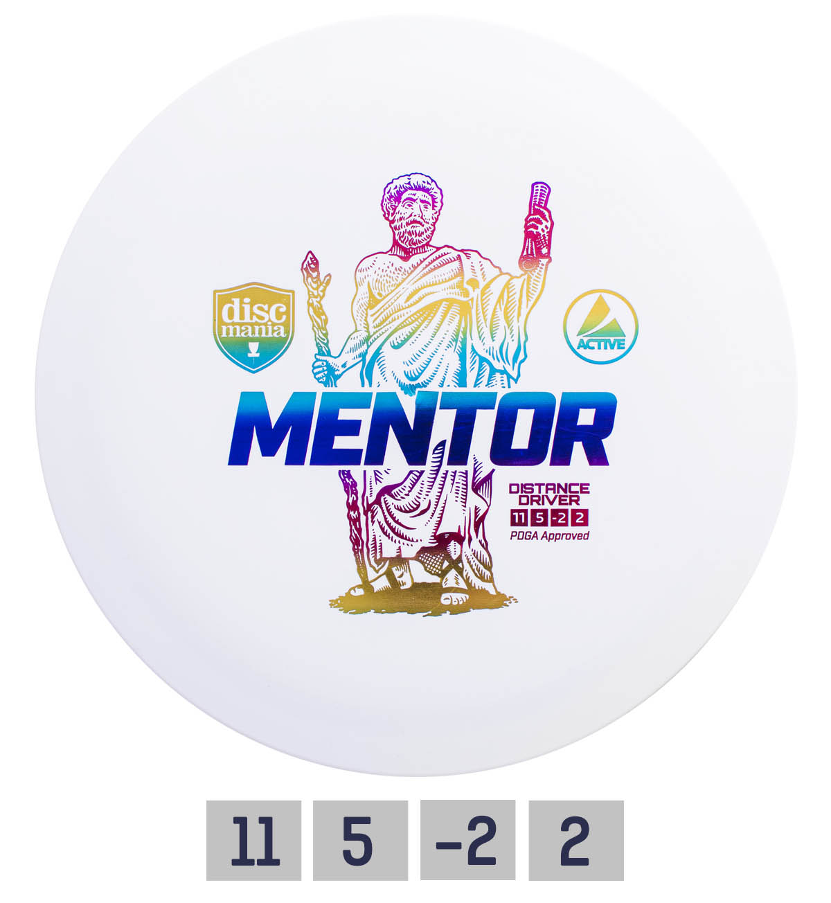 Discgolf DISCMANIA Distance Driver MENTOR Active