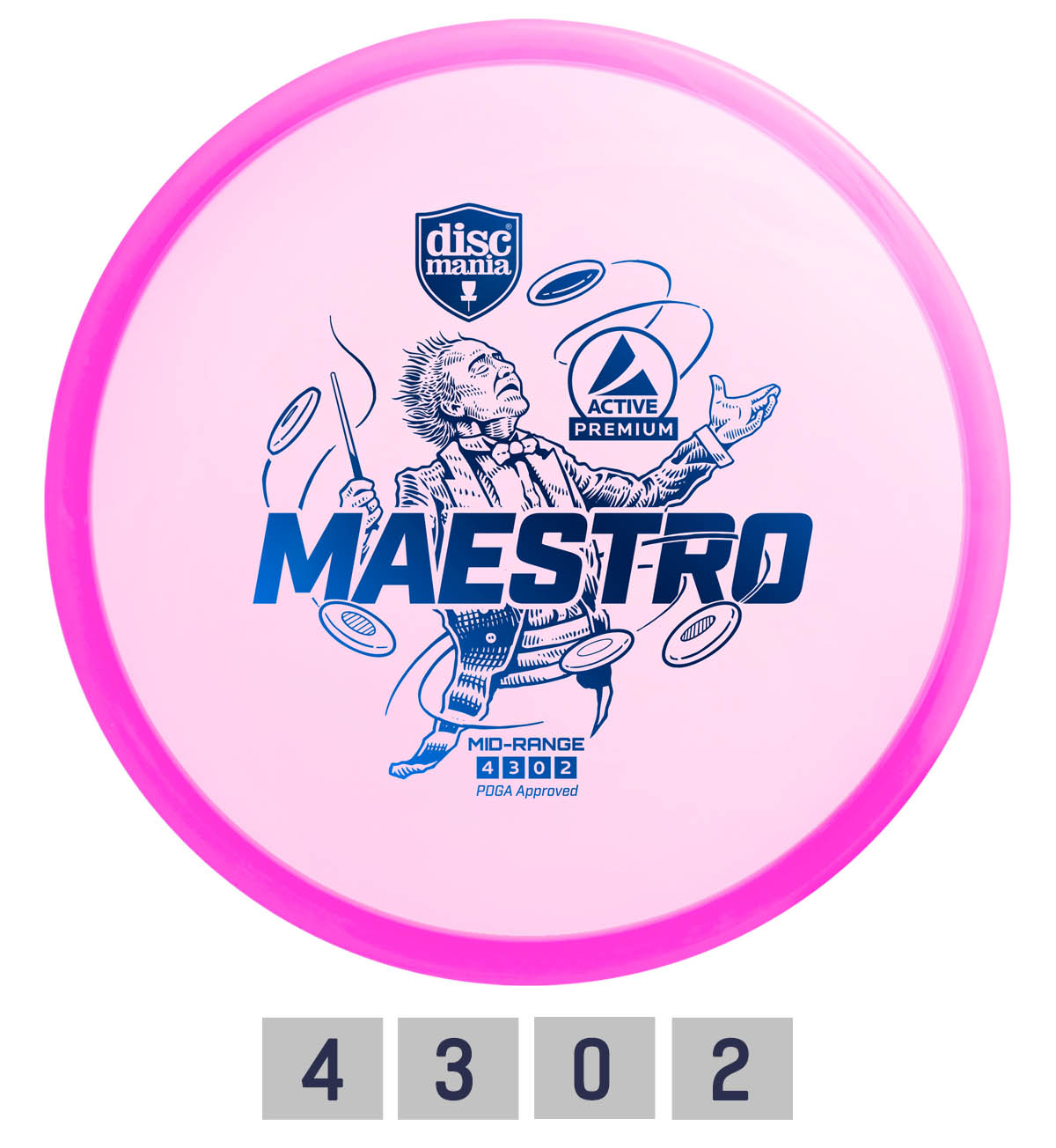 Discgolf DISCMANIA Midrange Driver MAESTRO Active