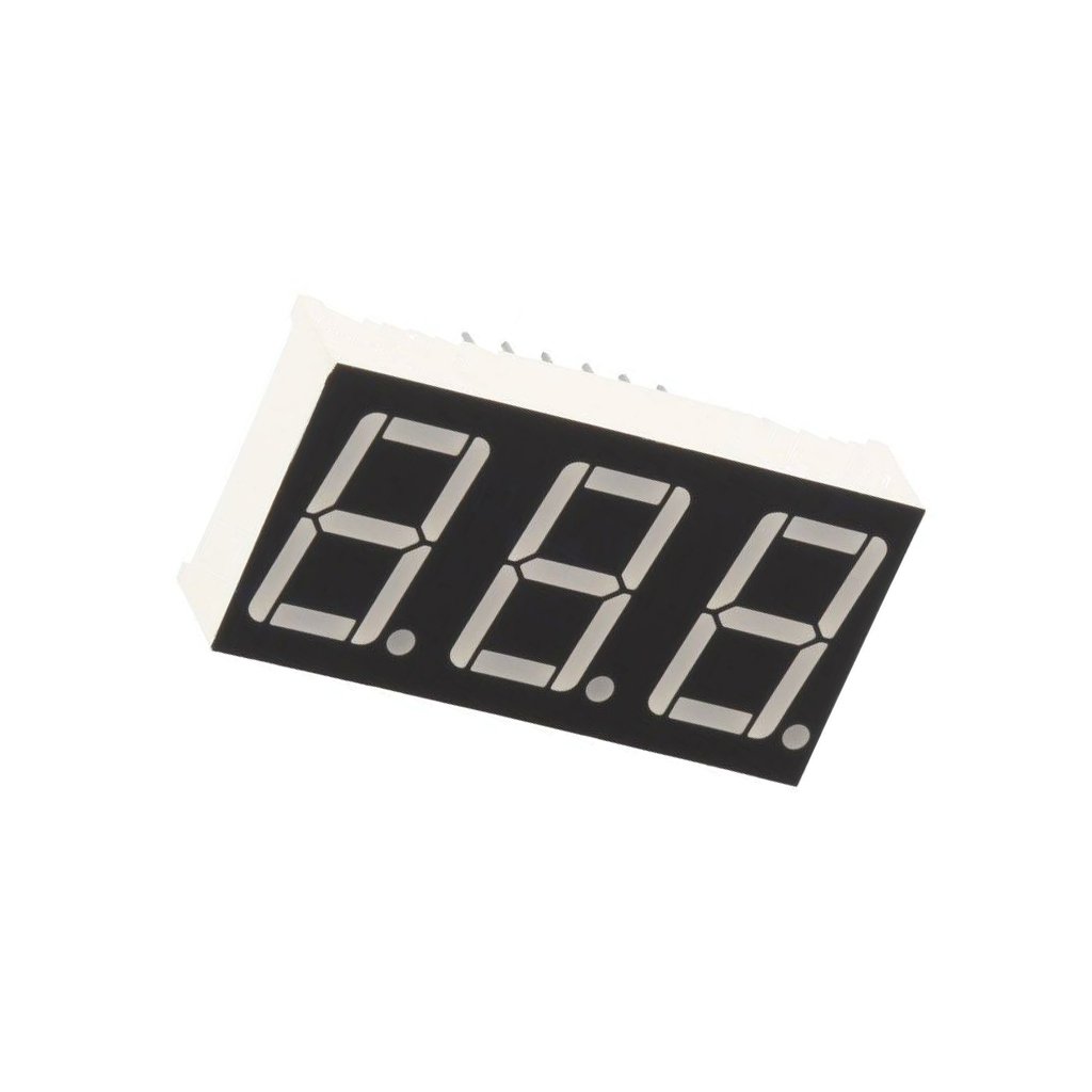 LUCKY LIGHT Display: LED; 7-segment; 14