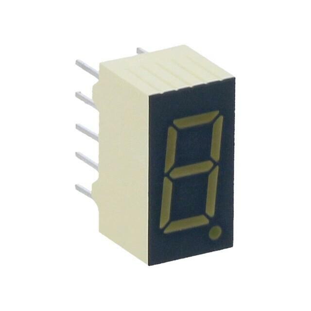 KINGBRIGHT ELECTRONIC Display: LED; 7-segment; 9