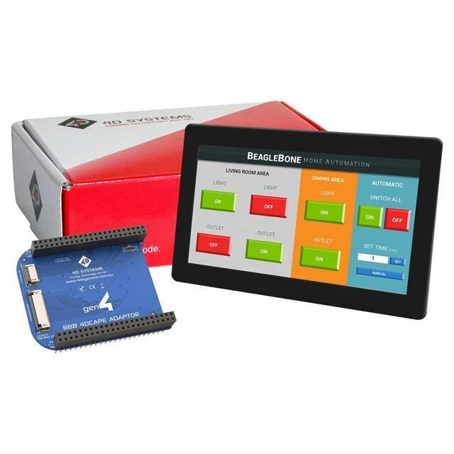 4D SYSTEMS Display: TFT; 7"; 800x480