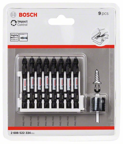 BOSCH Divkāršs skrūvgrieža uzg 65mm PH2-PZ2