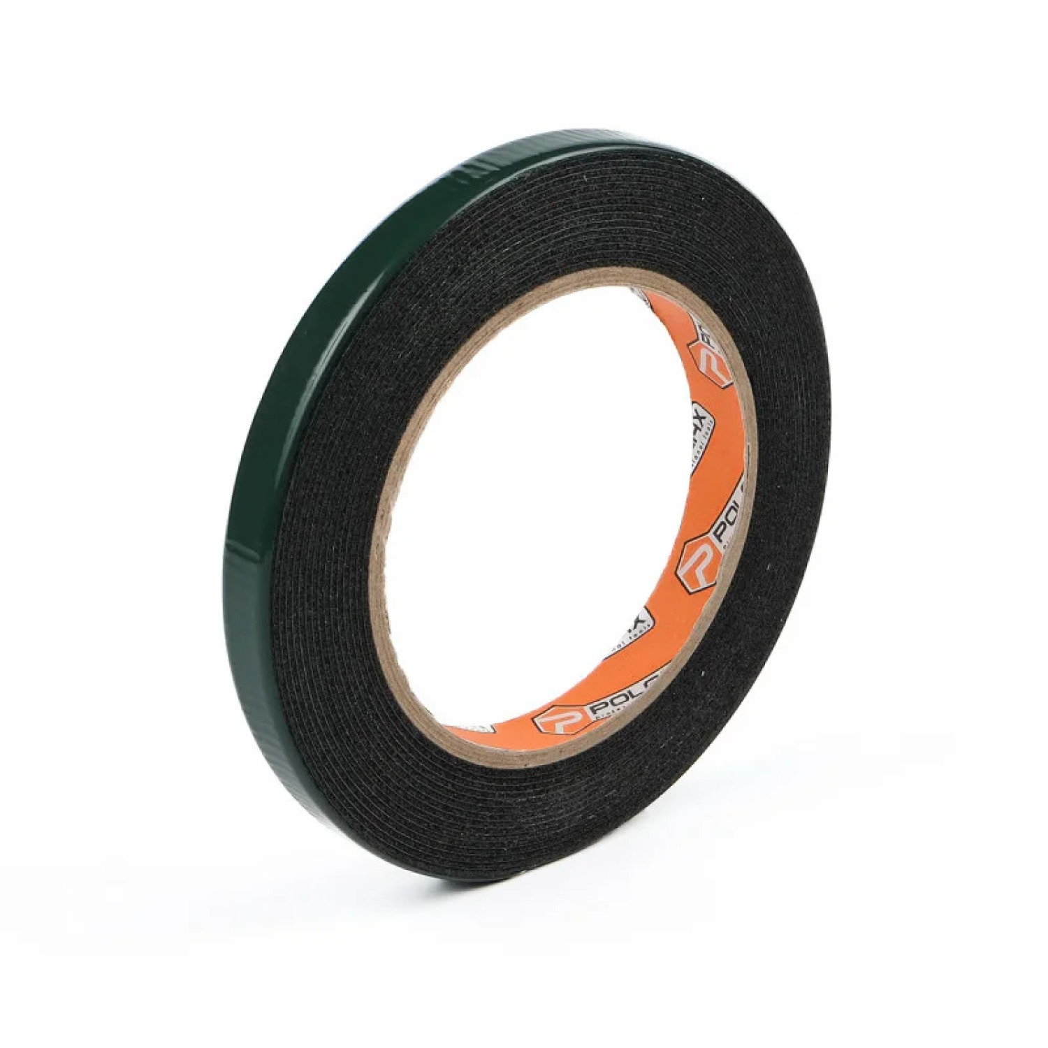 Polax Divpusējā līmlente mīksta, melna 12mm