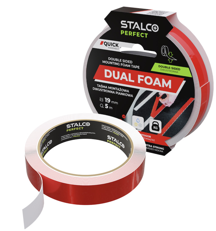 Stalco Perfect Divpusēja montāžas lente 19mm