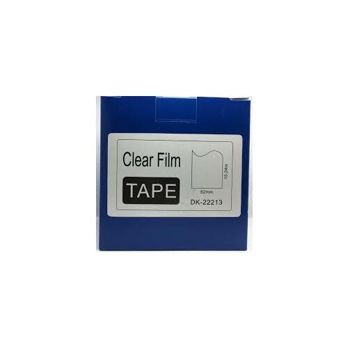DK-22213A Līmplēve, melns uz caurspīdīgu, 62mm