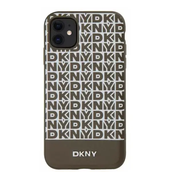DKNY PU Leather Repeat Pattern Bottom
