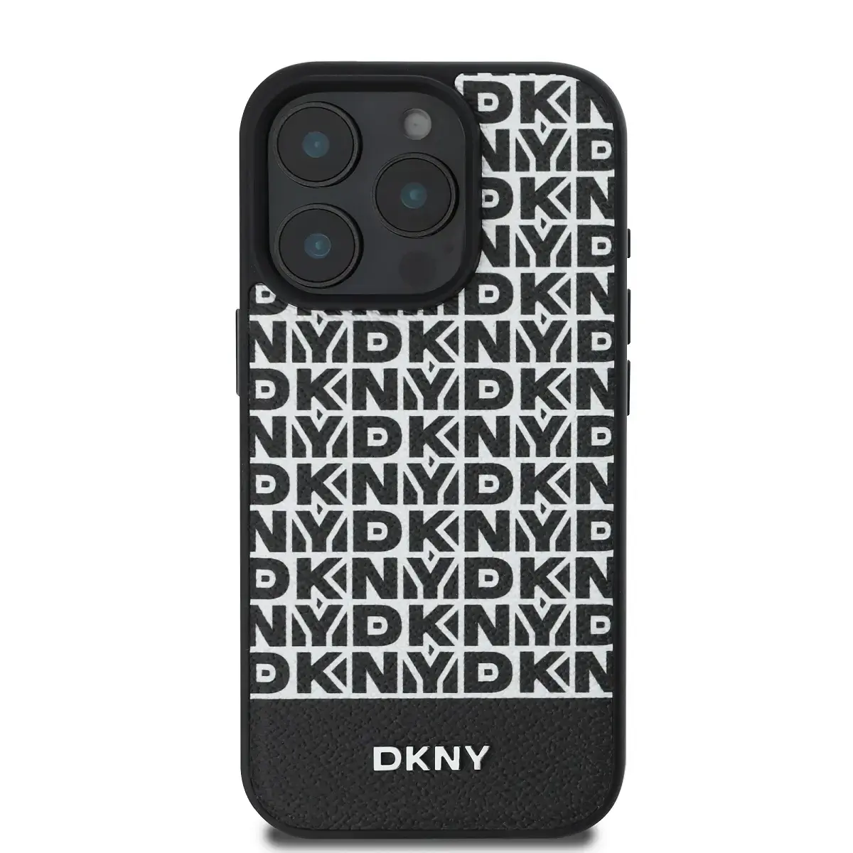 DKNY PU Leather Repeat Pattern Bottom