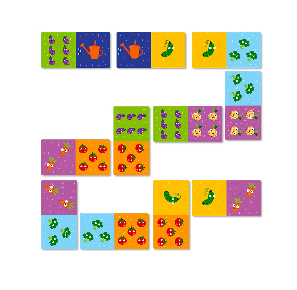 Dodo domino dārzeņi, 300249 (4820198241841) |
