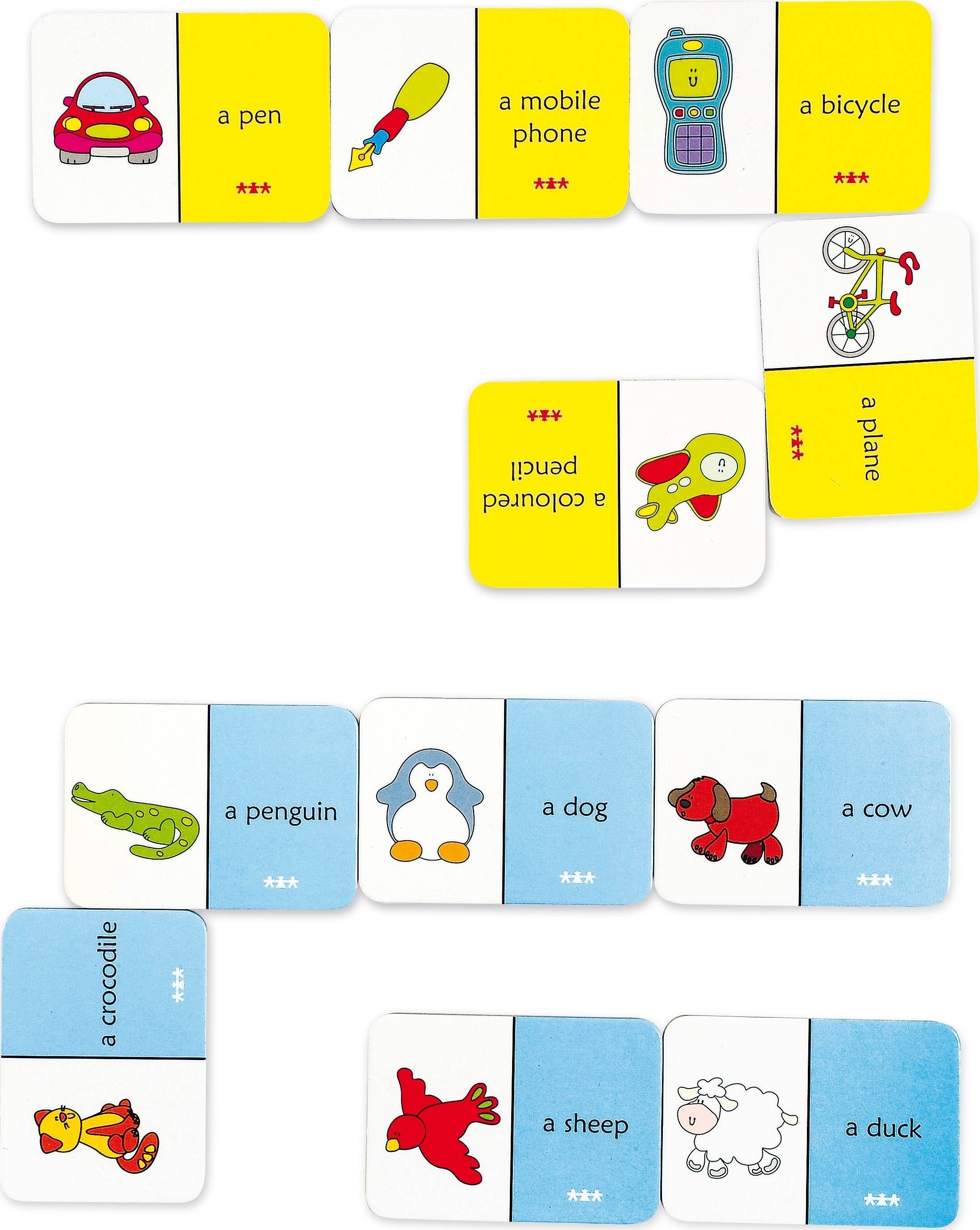 Nowaszkola Domino "Dzīvnieki", angļu valodā