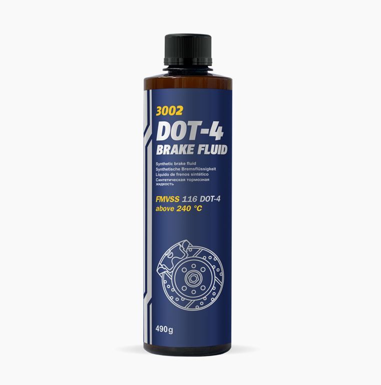Dot-4  Bremžu šķidrums, Brake Fluid 490gr