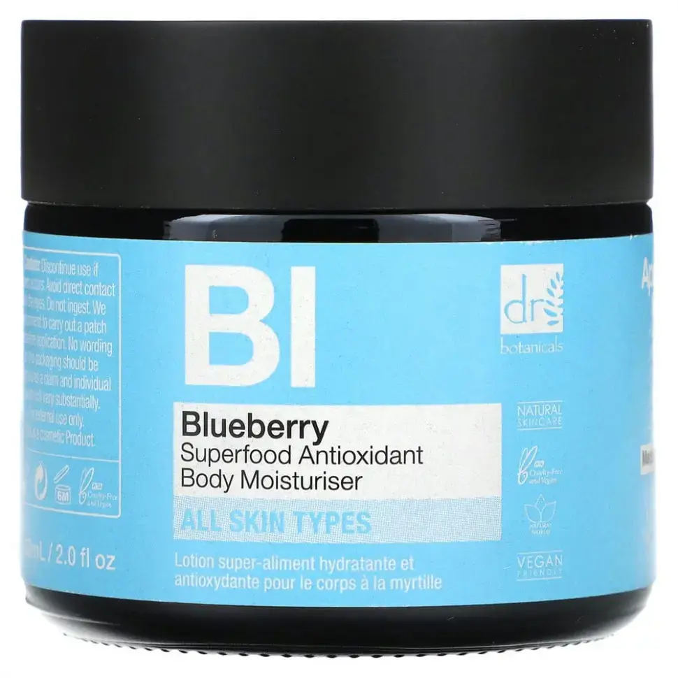 Dr Botanicals, Blueberry Superfood, Antioxidant, Lotion