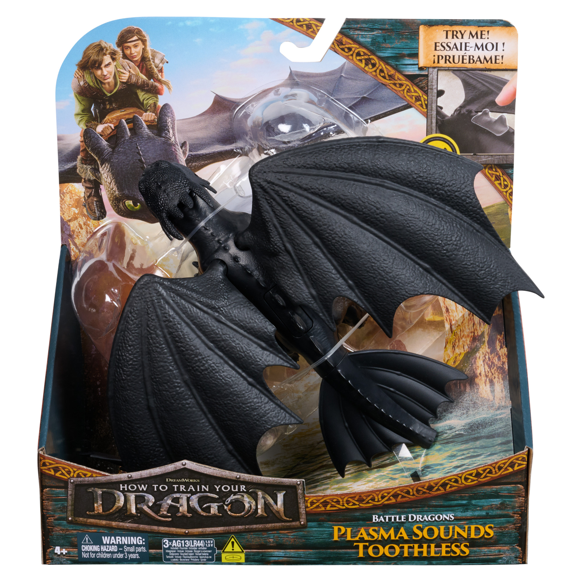DRAGONS Intekatīva rotaļlieta Pūķis ar skaņām