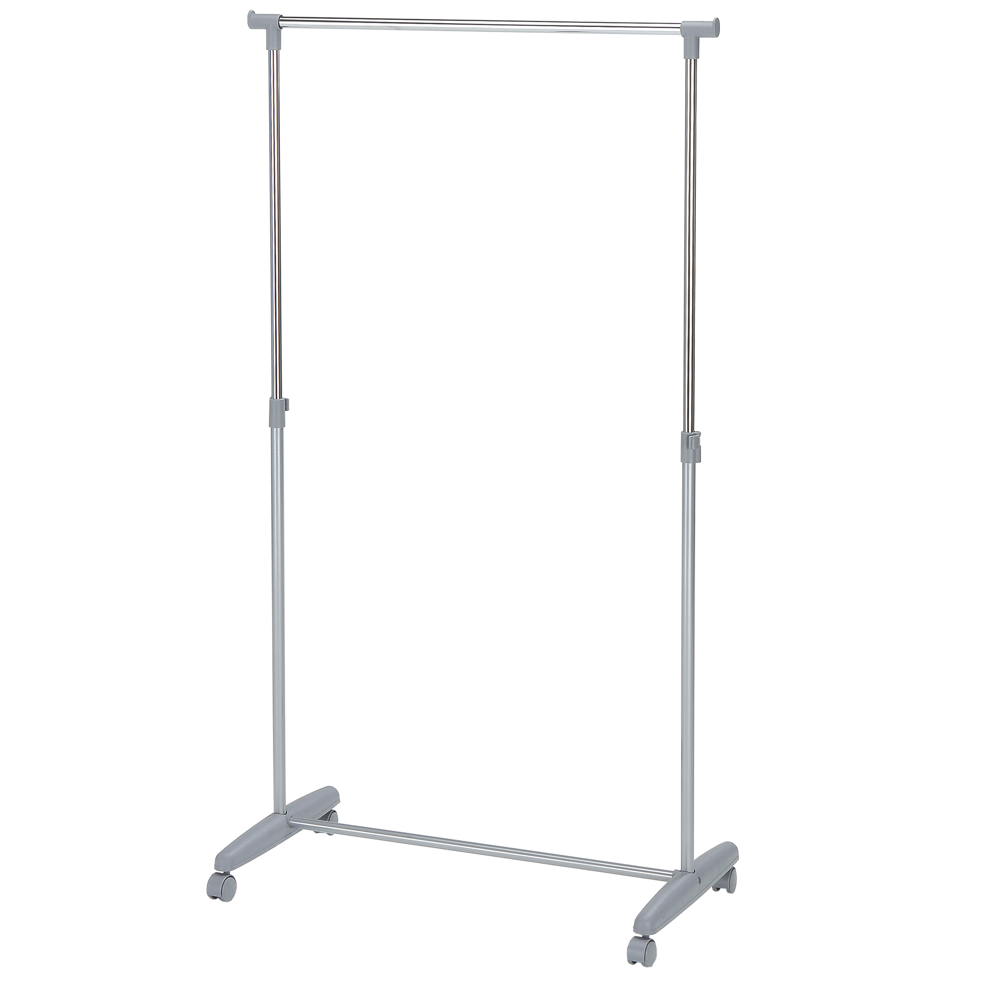 Drēbju pakaramais FRED 85x43xH95-160cm, sudrabots-hroms |