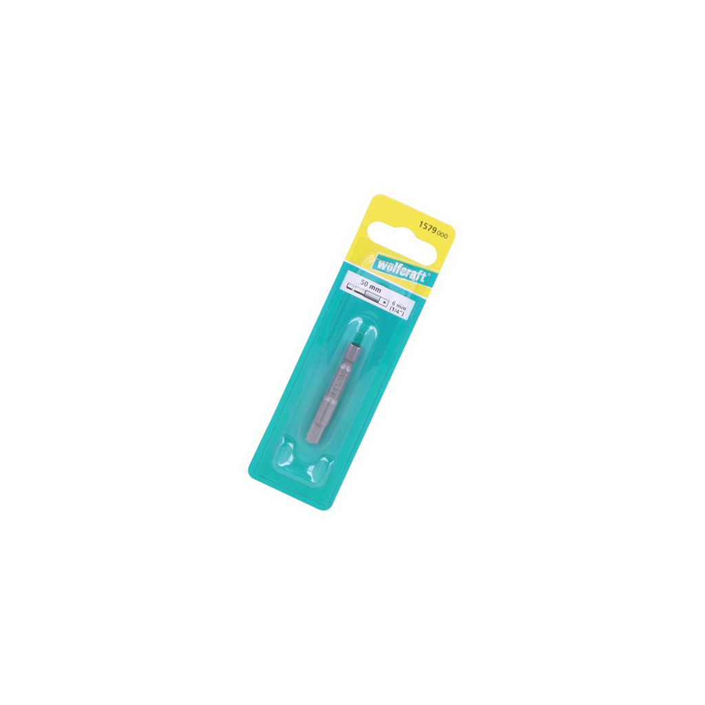 WOLFCRAFT Drill adapter; square; 1/4"; hexagonal