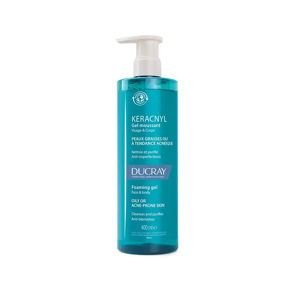 Ducray, Keracnyl, Anti-Acnee, Cleansing Gel, For